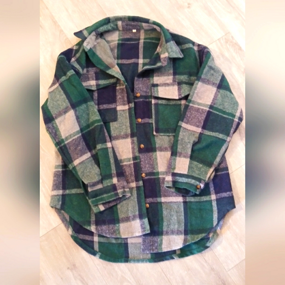 Heavy cotton tartan shirt